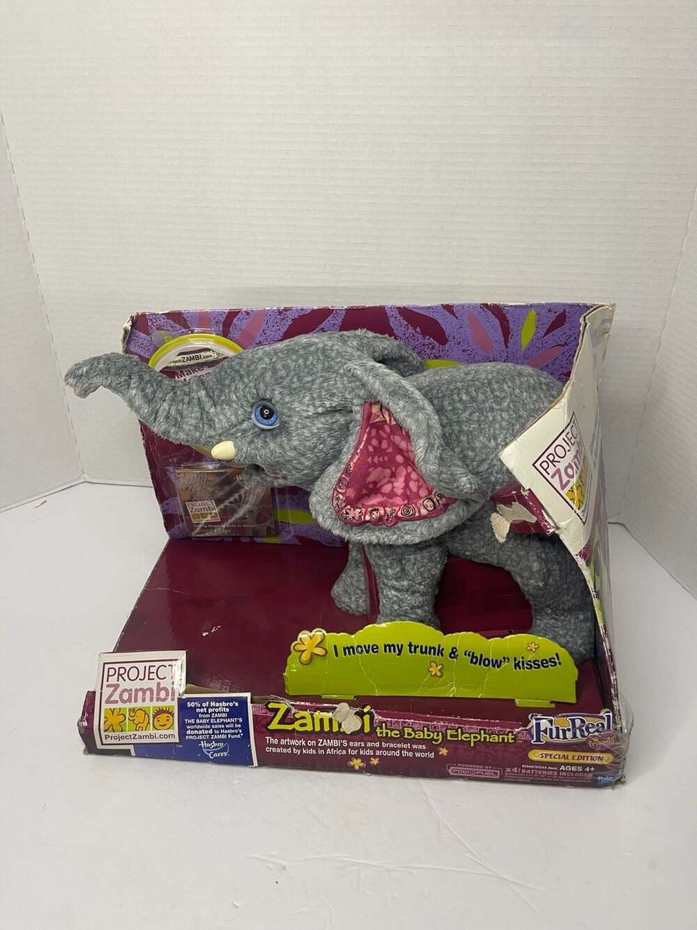 Hasbro FurReal Friends Zambi The Baby Elephant Interactive Toy